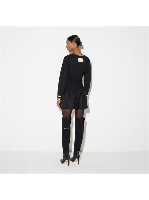 Abito in maglia con ruches ELISABETTA FRANCHI | AM12S66E2/110